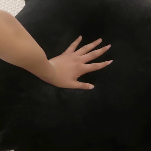 Large Plush Backrest Pillow for Sitting in Bed, Faux Fur - Image 6