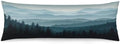 Foggy Forest Body Pillow Cover Pillowcase by Unknown
