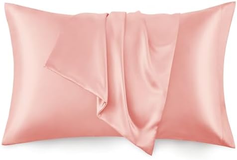 Love's cabin Satin Pillowcase Set of 2 Queen Size 20x30, Cooling Pillow Covers by Lovescabin