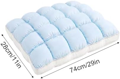 Puff Pillow Supportive Cloud Grid Breathable Soft Sleeping - Image 6