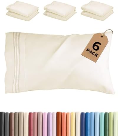 King Pillow Cases Set of 6 by CGKUnlimited
