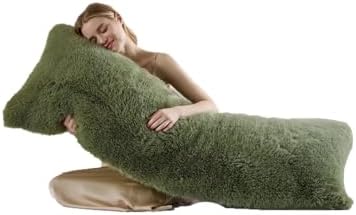 20x54 inch Luxury Fluffy Body Pillow Cover, Shaggy Furry Body Pillowcase by Unknown