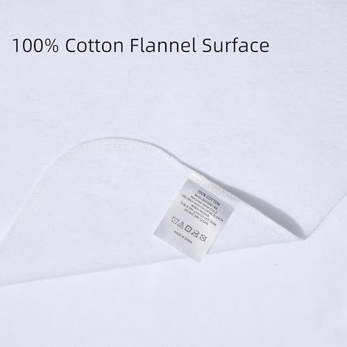Waterproof Crib Pad, Reusable Incontinence Flannel Crib Protector - Image 5