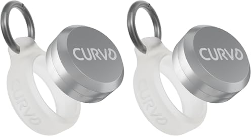CURVD Premium Carrying Case Durable Travel Keychain Container, Medicine Pill by CURVDEARPLUGS