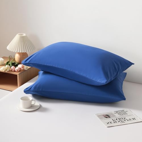 Queen Pillow Cases, 2 Pack, 20x30 in, Microfiber, Royal Blue - Image 3