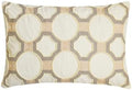 The HomeCentric Decorative Lumbar Pillow Cover Ivory 12"x26" Cotton Linen by TheHomeCentric