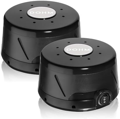Yogasleep Dohm Classic 2-Pack Black | The Original White Noise Machine | by Yogasleep