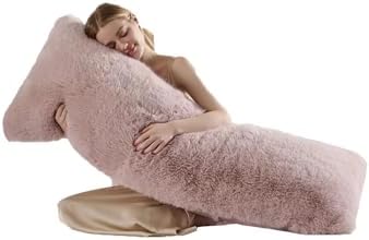 20x54 inch Luxury Fluffy Body Pillow Cover, Shaggy Furry Body Pillowcase by Unknown