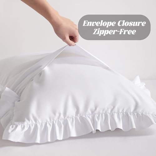 BEDSUM Standard Ruffled Pillow Shams - Image 5