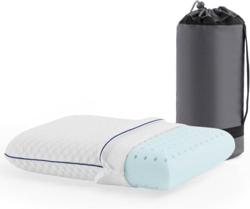 WEEKENDER Cooling Gel Memory Foam Camping Pillow – Travel Size, Ventilated by Weekender