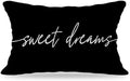 Sweet Dreams Pillow Cover 12x20, Decorative Throw Pillow Covers by YeiHe