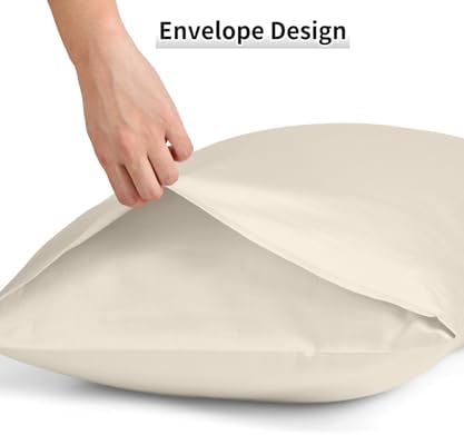 Warmstar Cotton Pillow Cases Standard Size Set of 2, 600 Thread Count - Image 5