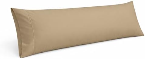 Cotton Delight Organic Cotton Body Pillow Cover 20x72 – 600 Thread Count Sateen by Cotton+Delight