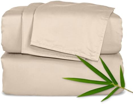 Pure Bamboo Full Sheets, Genuine 100% Organic Viscose Derived from Bamboo Bed by PureBamboo