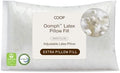 Coop Home Goods Extra Oomph Latex Pillow Fill, Extra Fill Bag of Cross-Cut by CoopSleepGoods