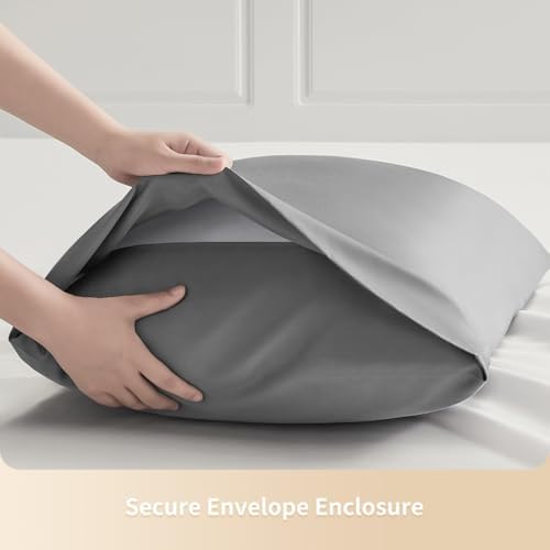 King Pillowcases, Cooling Viscose from Bamboo Pillow Covers - Image 6