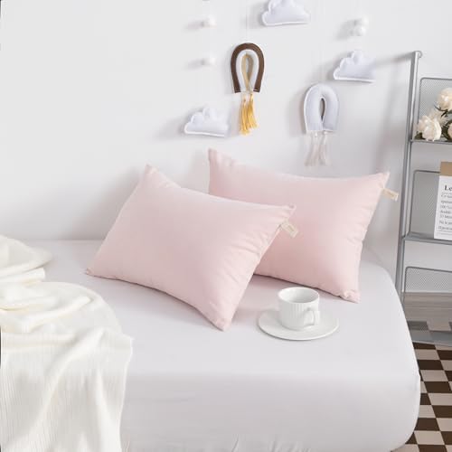 NTBAY Tiny Pillows, Down Alternative 7"x11" Microfiber Mini Pillow - Image 2