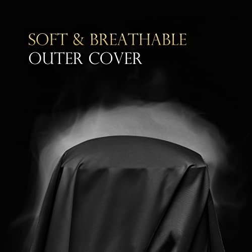Cooling Side Sleeper Curved Pillowcase Queen 1 Pack 20 * 30 Black - Image 4