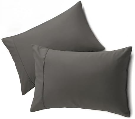 QUEENSBAY Queen Pillow Cases Set of 2, Microfiber Cooling Pillowcases, Soft by Queensbay