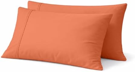 Cotton Delight 100% Organic Cotton Standard Pillowcases Set of 2 – 610 Thread by Cotton+Delight
