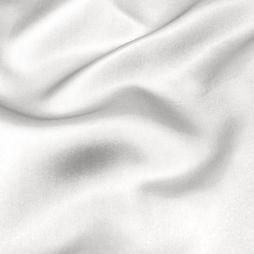 Set of 2 Ruffle Satin Queen Pillow Cases 20x30in Silver Grey - Image 6