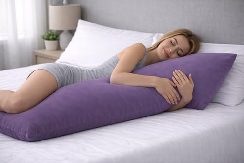 EVOLIVE Body Pillow Covers 2-Pack, Microfiber - Image 6