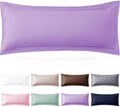 Homiest Light Purple Pillow Shams Body Size, 2-Inch Flange by Homiest