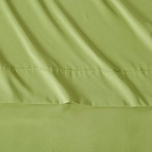 Amazon Basics Lightweight Microfiber 4-Piece Bed Sheet Set, Oliver Light - Image 4