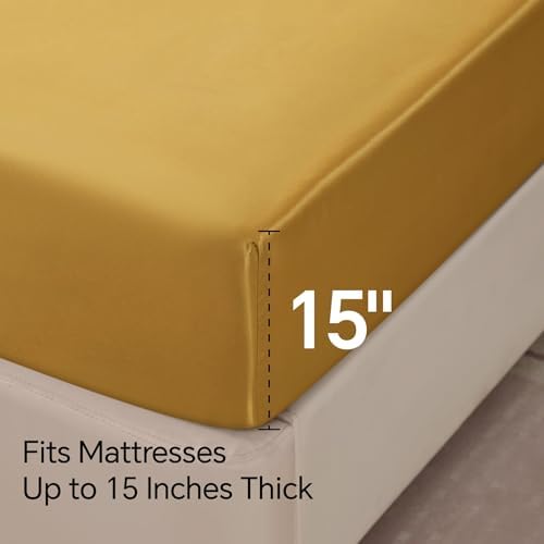 BEDELITE Satin Sheets Twin Size Bed Set, 3 Pieces - Image 6