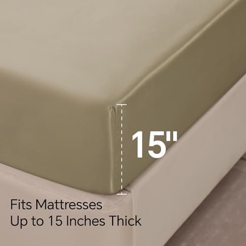 BEDELITE Satin Sheets Twin XL Size Bed Set, 3 Pieces - Image 6