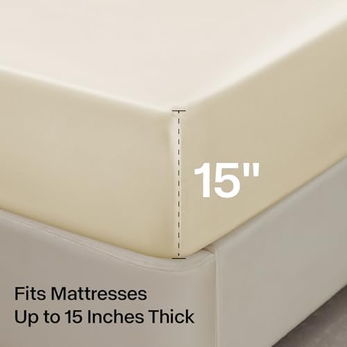 BEDELITE Satin Sheets King Size Bed Set, 4 Pieces - Image 6