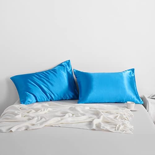 NTBAY King Satin Pillowcases, Royal Blue - Image 2