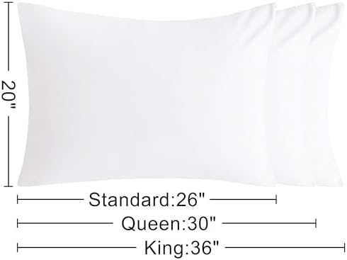 NTBAY Cotton Standard Pillowcases - Image 2