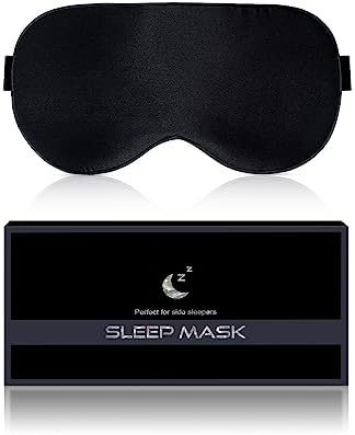 Silk Sleep Mask for Women and Men by BLSSNZSleepEyeMask