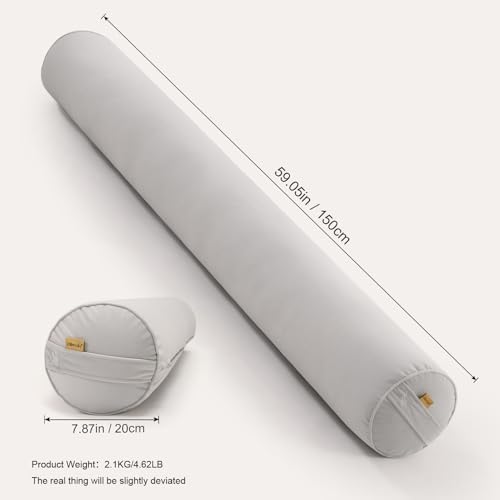 Body Pillow for Adults, Long Round Pillow, Big Cylindrical Pillow, Large Full - Image 2
