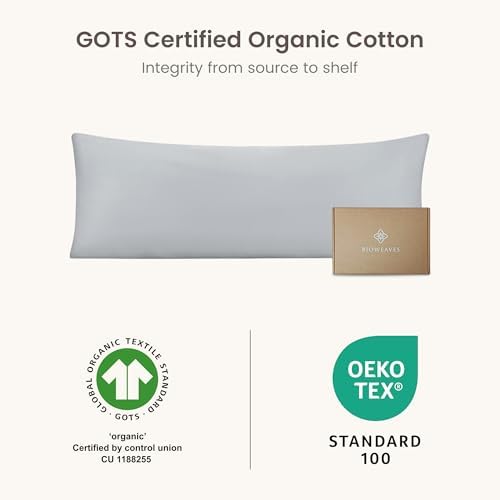 BIOWEAVES 100% Organic Cotton Body Pillow Cover - Image 6