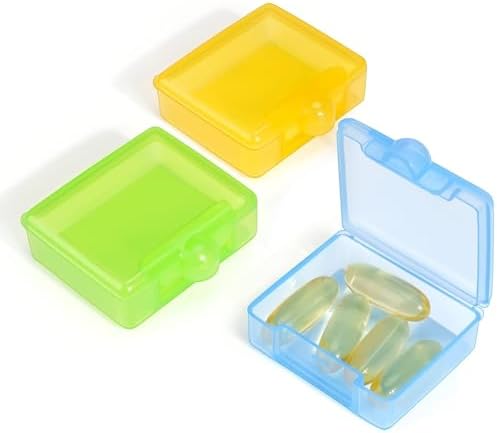 Opret Small Pill Box Square Portable by Opret