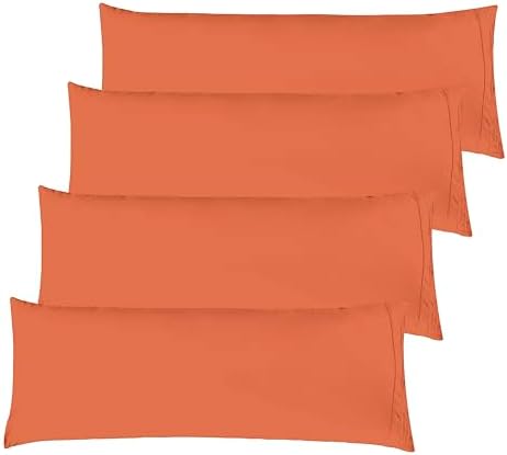 Elegant Comfort 4-Pack Solid Pillowcases 1500 Premium Hotel Quality Microfiber by ELEGANTCOMFORT