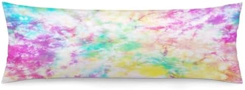 Colorful Tie Dye Pattern Body Pillow Cover Pillowcase by Unknown