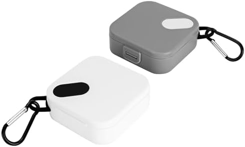 Adorila 2 Pack Portable Ear Plug Carrying Cases, Waterproof Earplug Case by Adorila