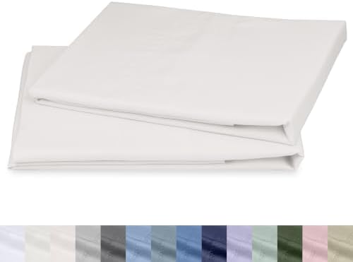California Design Den 100% Organic Cotton 2-Pack Standard Size Pillow Cases by CaliforniaDesignDen