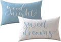 Bedding Decorative Lumbar Pillowcases Sweet Dreams Good Night Cushion Covers by ULOVE+LOVE+YOURSELF