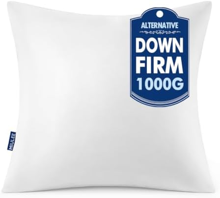 MIULEE 28x28 Euro Pillow Insert 1 Pack, Throw Pillows by MIULEE