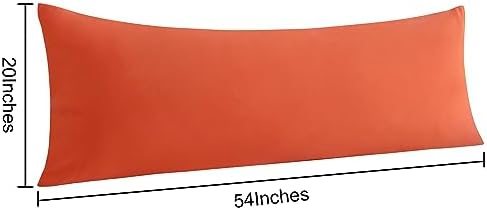 NTBAY Body Microfiber Pillowcases, Brunt Orange - Image 5
