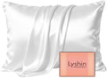 LYSHIN White Silk Pillow Cases Queen Size by LYSHINSILKPILLOWCASES