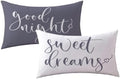 Bedding Decorative Lumbar Pillowcases Sweet Dreams Good Night Cushion Covers by ULOVE+LOVE+YOURSELF
