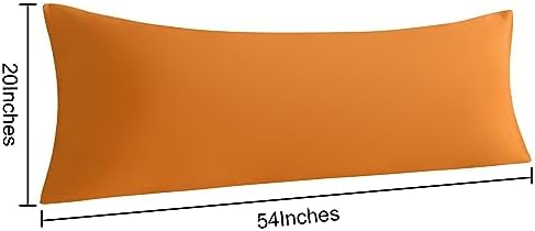 NTBAY Body Microfiber Pillowcases, Pale Orange - Image 4