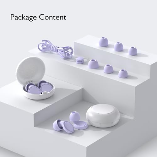 Jayine 2 Pairs Ear Plugs for Sleeping, Soft Full Silicone Ear Plugs for Noise - Image 7