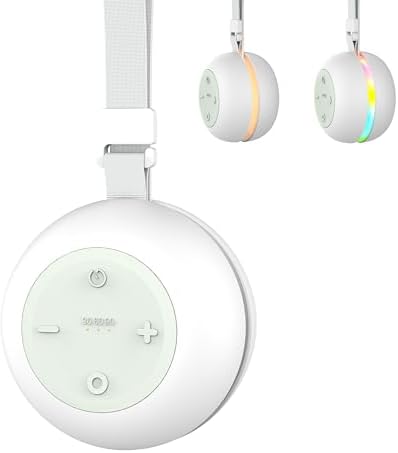 Portable Sound Machine for Baby Kids Adults, USB Rechargeable White Noise by Wobrikosee