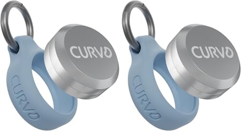 CURVD Premium Carrying Case Durable Travel Keychain Container, Medicine Pill by CURVDEARPLUGS